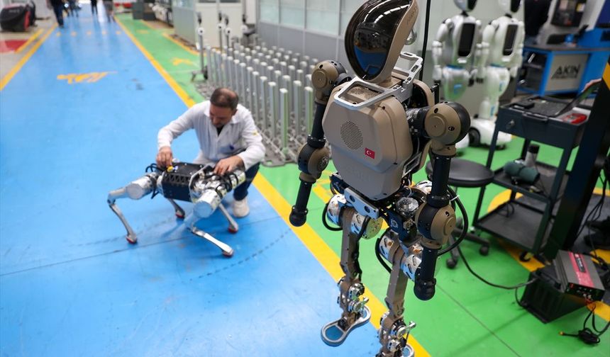 Konya'da geliştirilen insansı robot AKINCI-5 seri üretim aşamasında
