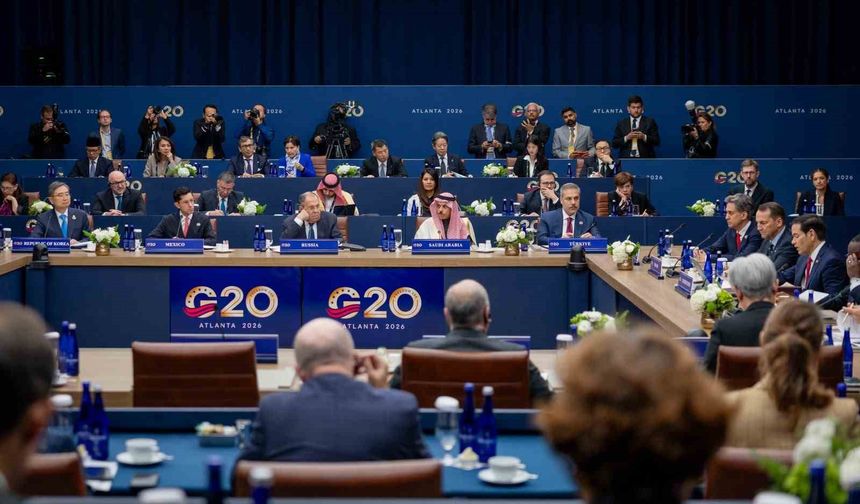Bakan Fidan, ABD'de G20 Dışişleri Bakanları Toplantısı'na katıldı