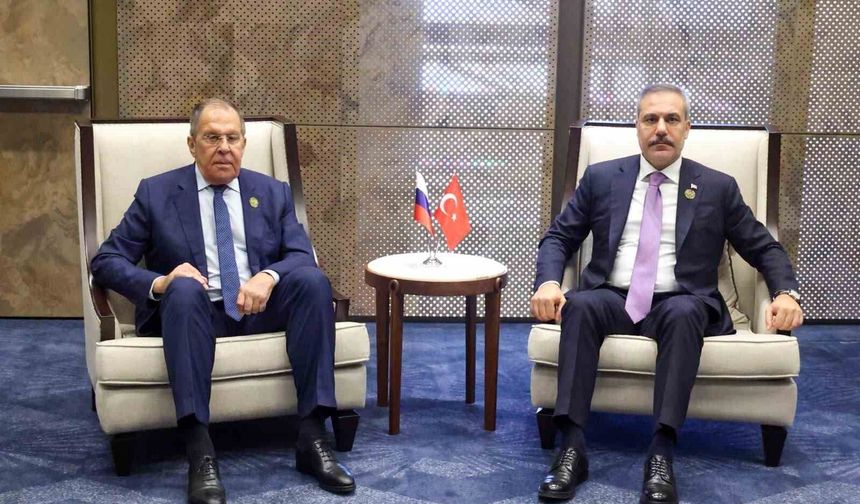 Dışişleri Bakanı Fidan, Rusya Dışişleri Bakanı Lavrov ile görüştü