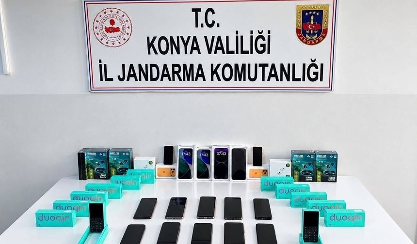 Konya'da kaçakçılık operasyonlarında 915 bin liralık ürün ele geçirildi