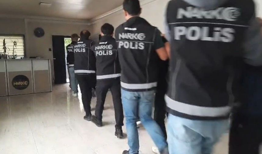 Konya'da uyuşturucu operasyonu: 8 gözaltı