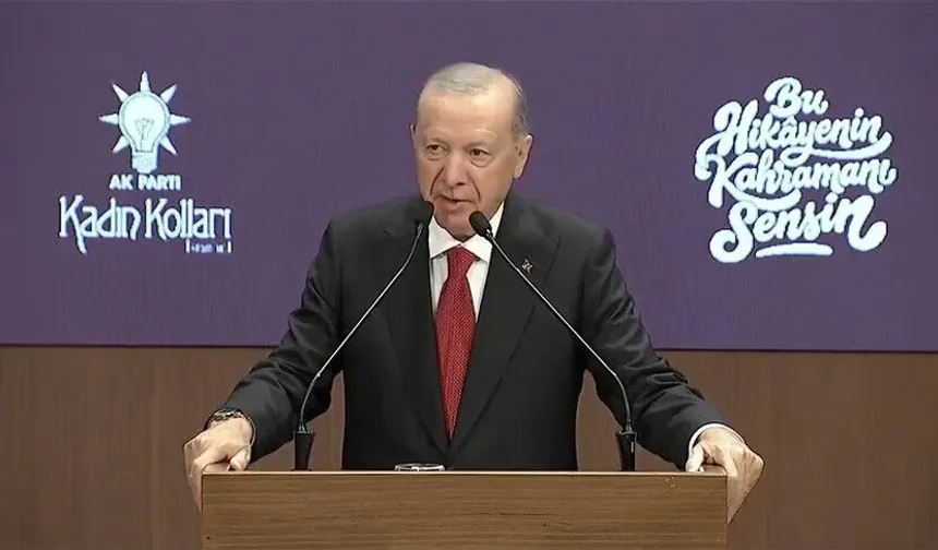 Cumhurbaşkanı Erdoğan: Vesayetçilerin ördüğü tek tipçi duvarlar, kadınların mücadelesiyle yıkılmıştır
