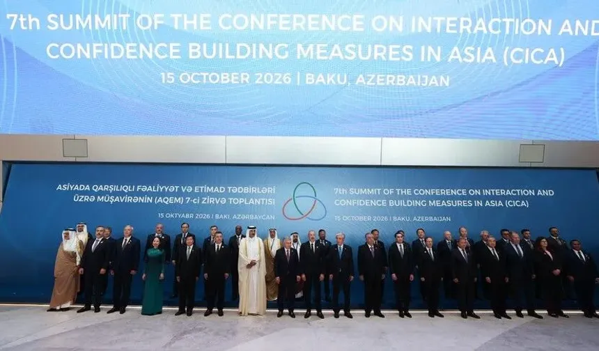Dışişleri Bakanı Fidan, Bakü'deki Asya'da İşbirliği ve Güven Artırıcı Önlemler Konferansı'nın 7. Zirvesi'ne katıldı