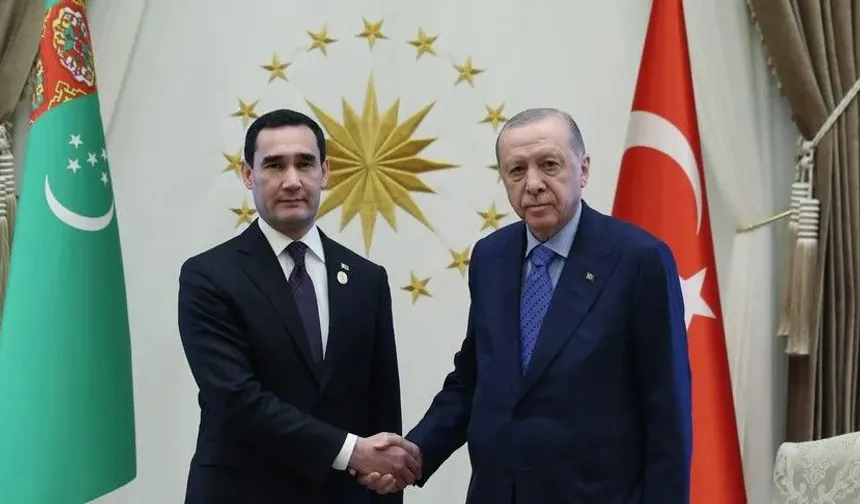 Cumhurbaşkanı Erdoğan, Türkmenistan Devlet Başkanı Berdimuhammedov ile görüştü