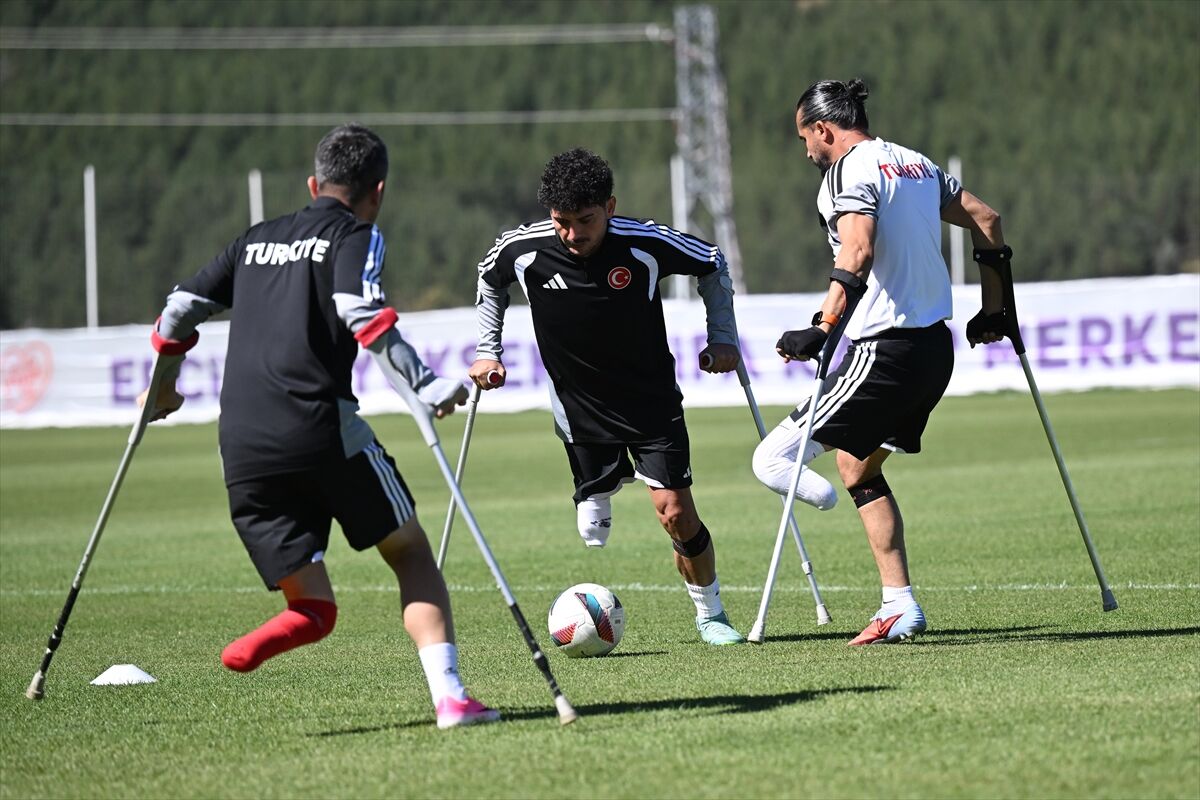 Ampute Futbol Milli Takımı dünya kupası için güç depoluyor