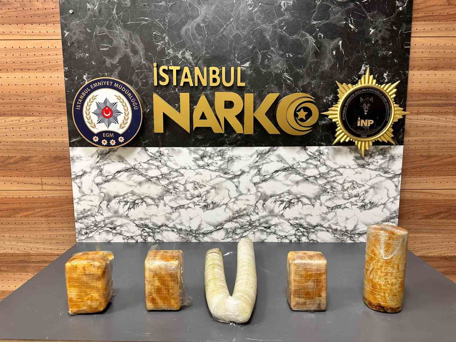 Sarıyer'de 8 kilo 850 gram metamfetamin ele geçirildi