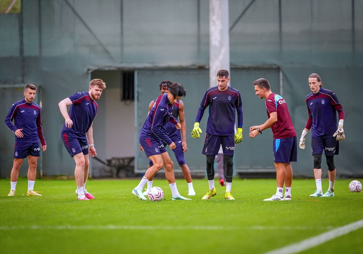 Trabzonspor, Beşiktaş maçının hazırlıklarına başladı