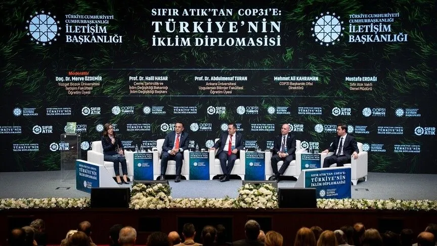 Cumhurbaşkanlığı İletişim Başkanlığında "Sıfır Atık'tan COP31'e: Türkiye'nin İklim Diplomasisi" paneli düzenlendi